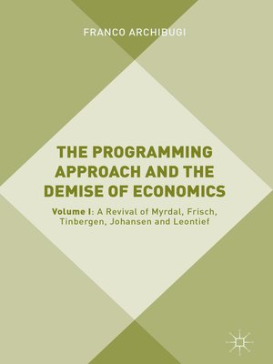 cover image of The Programming Approach and the Demise of Economics